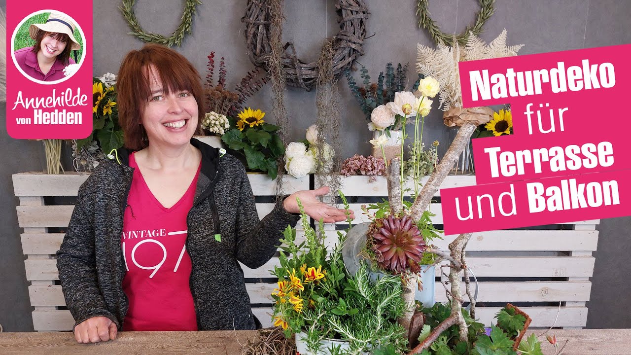 Terrassendeko - Balkondeko | DIY Outdoor Tipps mit Muttis Vintage Schätzen