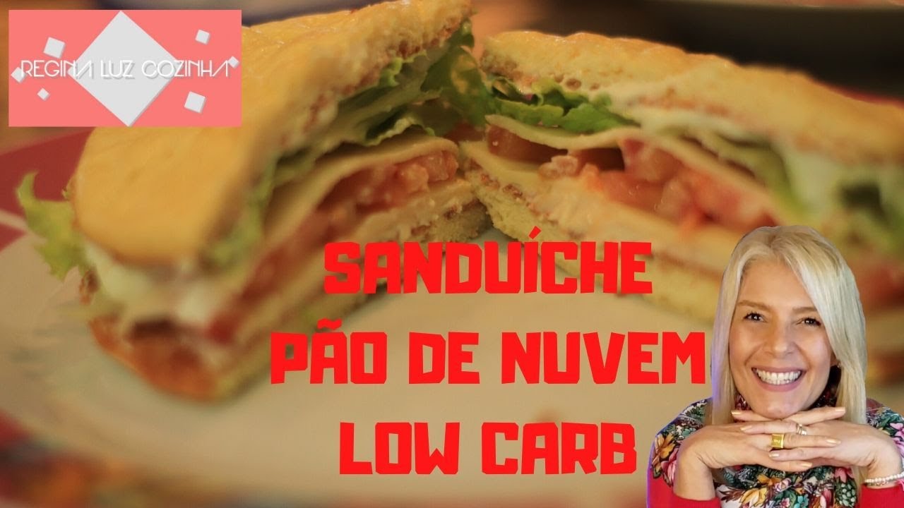 Melhor Sanduíche de Pão de Nuvem Low Carb do Mundo/Best Low Carb Cloud Bread Sandwich in the World