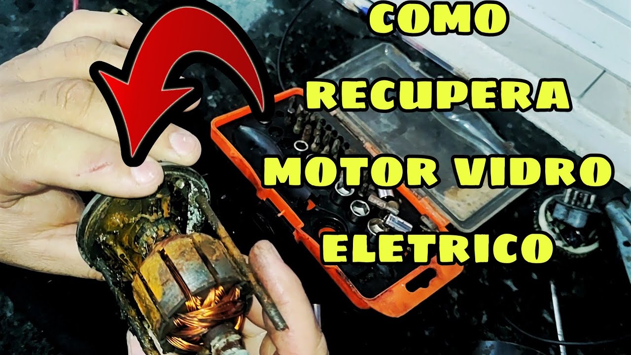 como recuperar motor vidro eletrico travado
