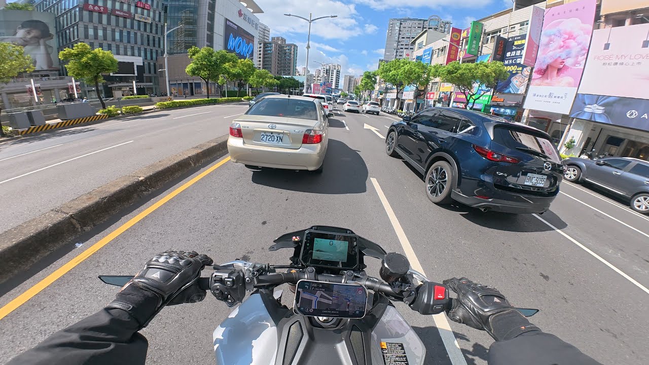 2024 MT-09 SP with Spark exhaust Afternoon Riding in Crowded City🏍️🔥🌡️