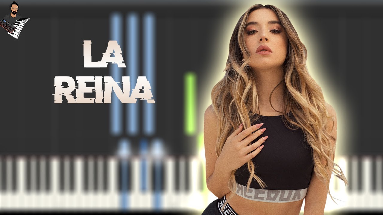 Lola Indigo - LA REINA | Instrumental Piano Tutorial / Partitura / Karaoke / MIDI