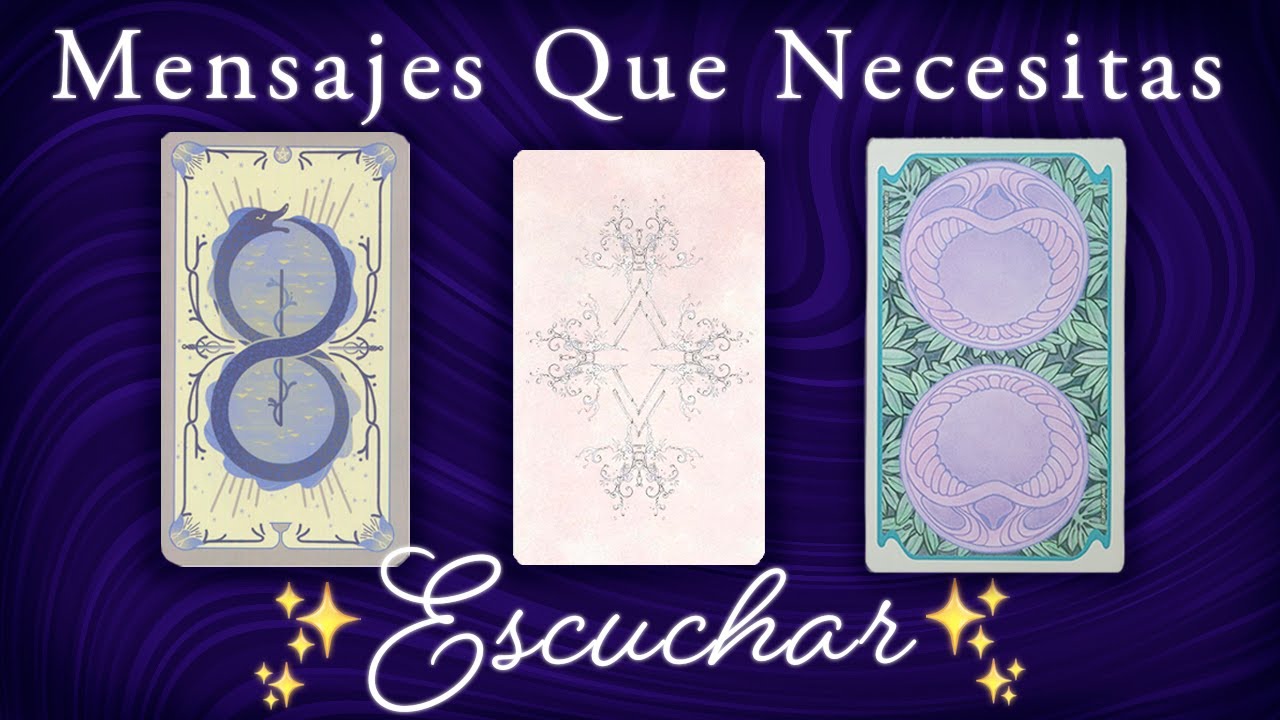Mensajes Que Necesitas Escuchar 🙊 │Tarot Interactivo 🔮