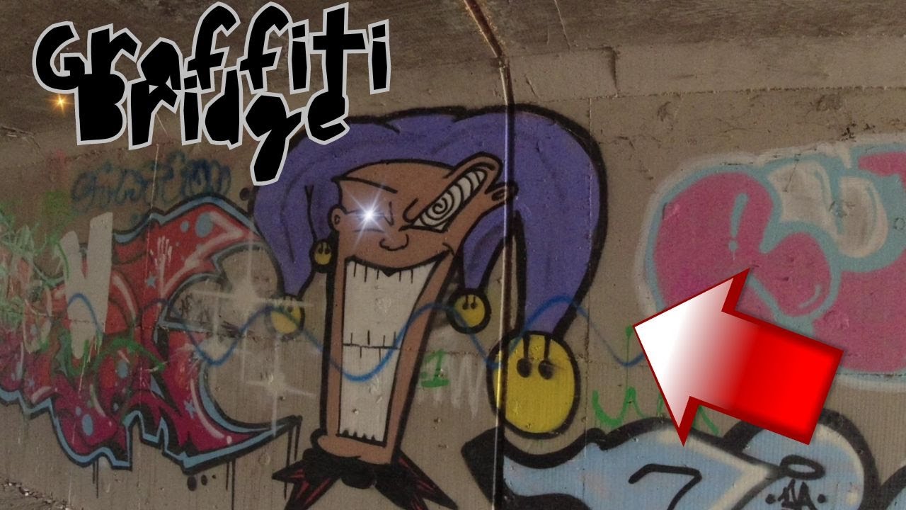 Graffiti Bridge In Tucson Arizona.
