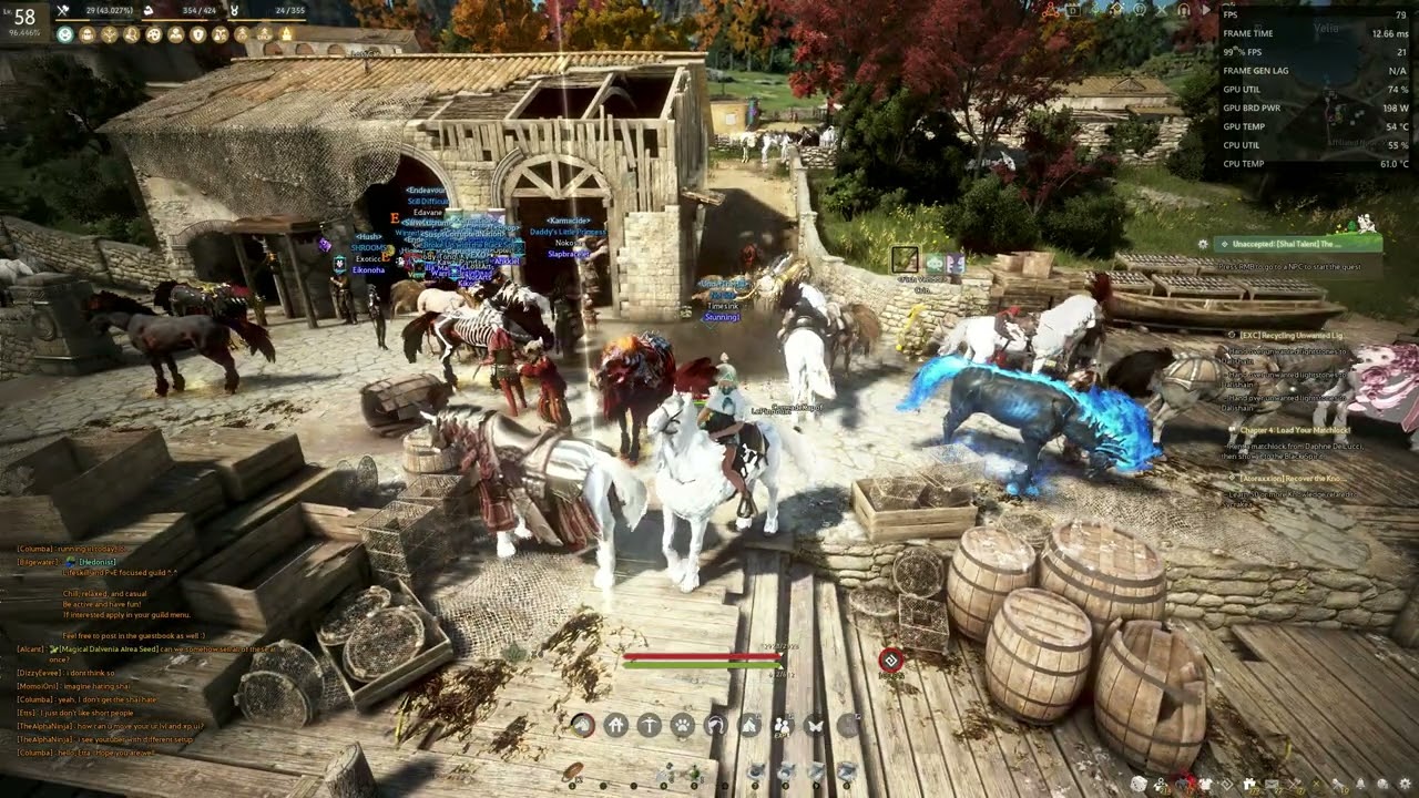 BDO AMD AFMF - 300+ FPS in Velia 1440P