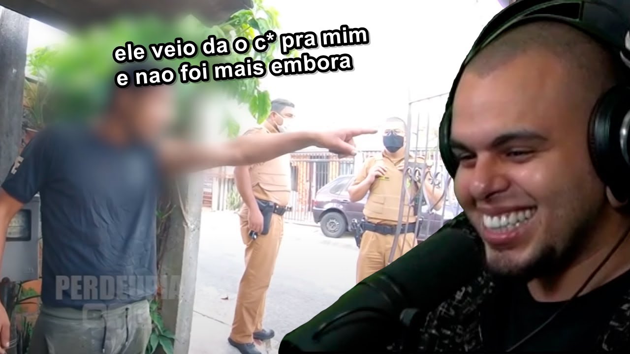 COMEU O PRIMO E CHAMOU A POLICIA - Maicon React