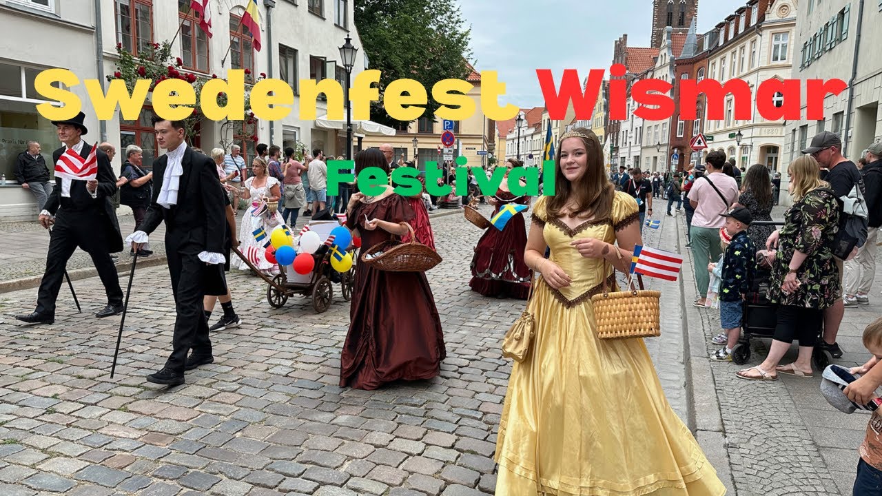 Swedenfest Wismar 2025 ,A Beautiful Day in Germany 🇩🇪🇸🇪 | 4K 60FPS |