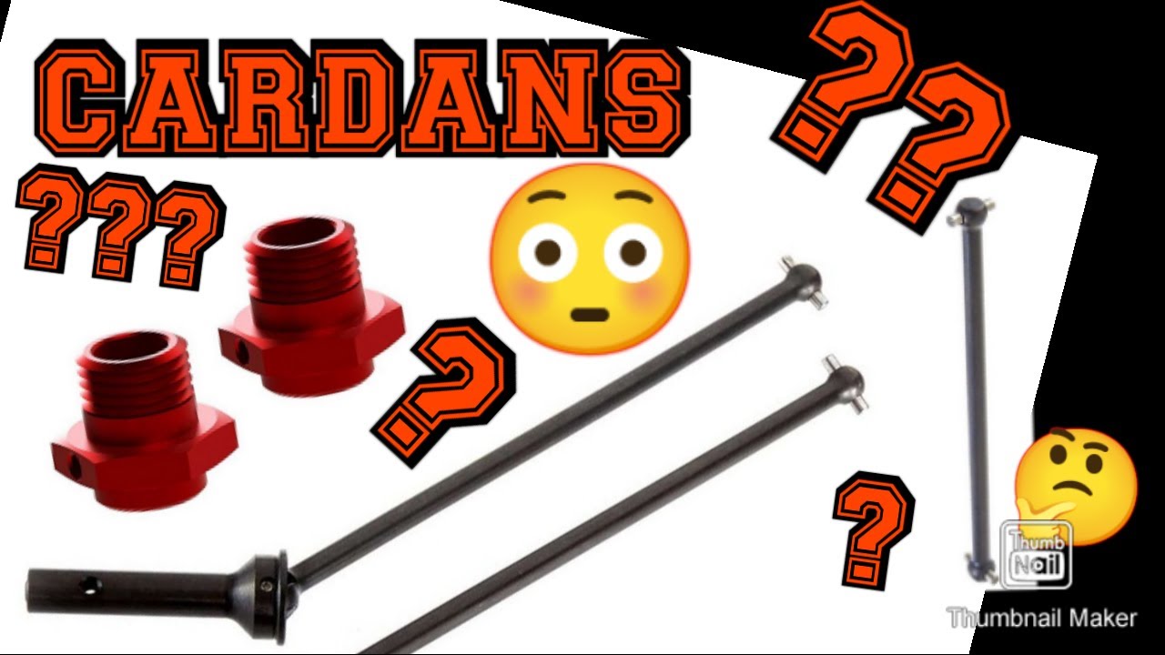 Cardans,palier,transmision rc,trucos,consejos,montaje y funcionamiento