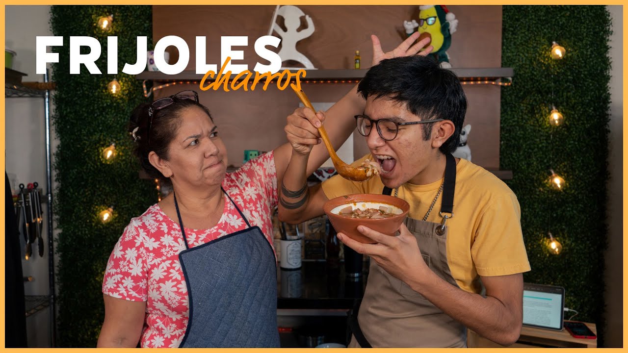 FRIJOLES A LA CHARRA CON LA JEFA