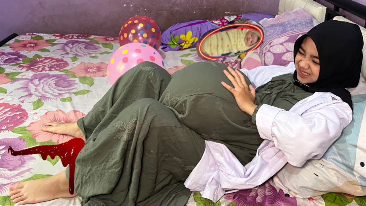KAGET GARA2 P3CAHIN BALON DAN TERKUNCI DI KAMAR TIBA2 IBU HAMIL KONTRAKSI SAMPAI MELAHIRKAN SENDIRI