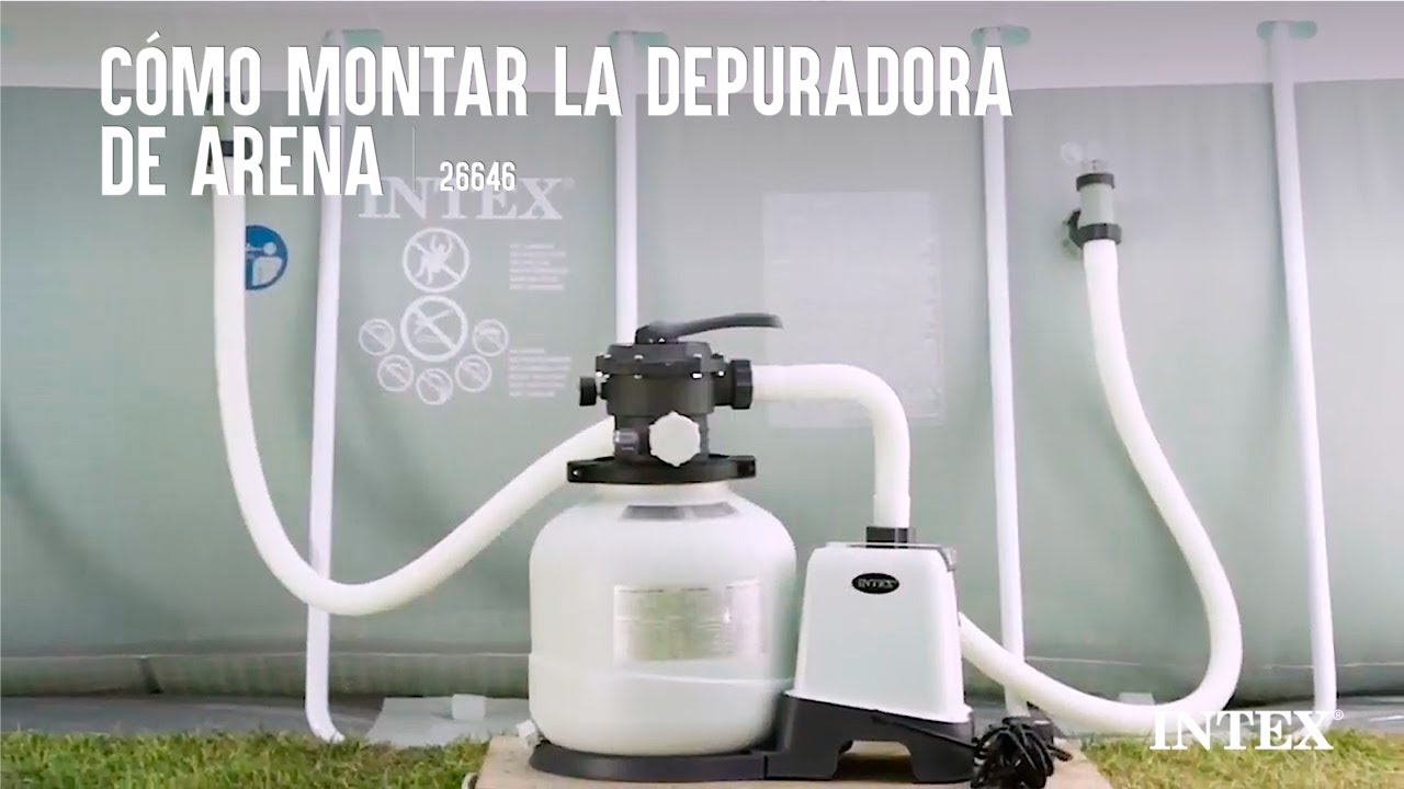 Cómo MONTAR la DEPURADORA de arena | INTEX SERVICE