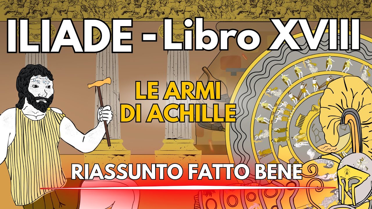 ILIADE (Libro XVIII): Le armi di Achille – RIASSUNTO FATTO BENE