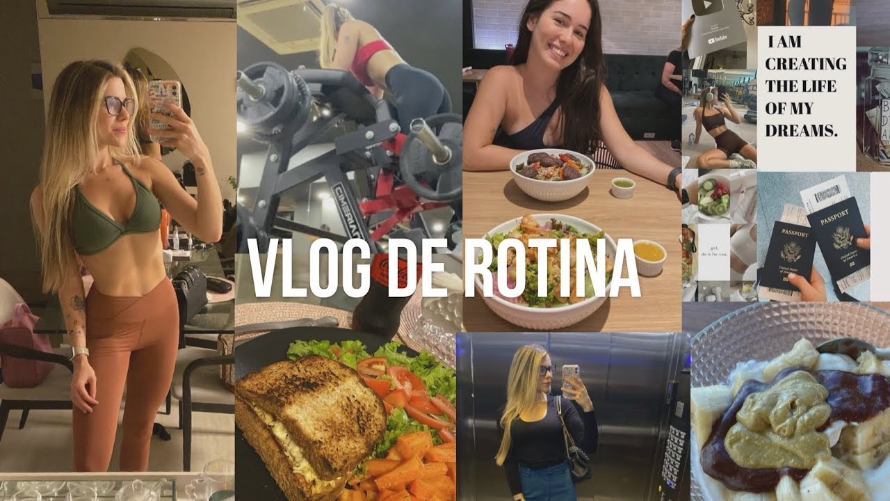 VLOG DE ROTINA | rotina saudável com trabalho clt, quadro dos sonhos, jantar com amiga