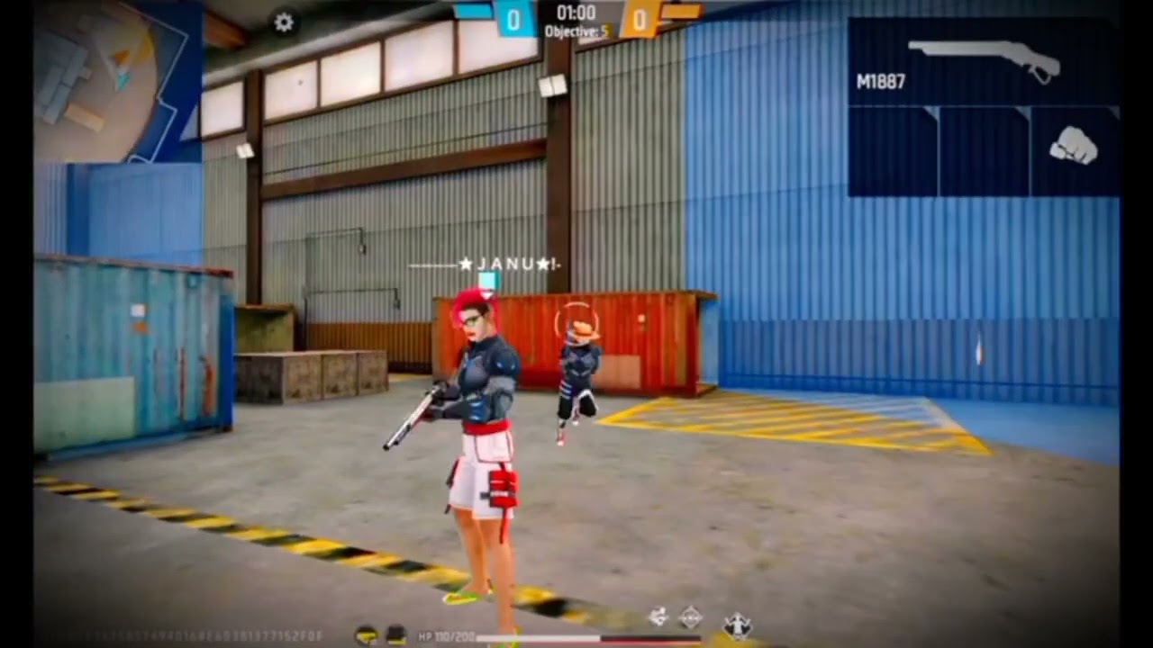 Free Fire 1v1  in Lone Wolf 2023 😱