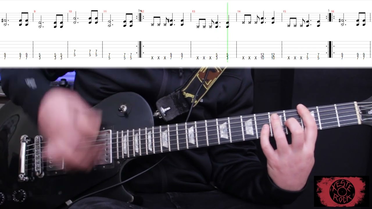 ESKORBUTO - Historia triste TAB / TABLATURA (guitar cover guitarra) punk tutorial
