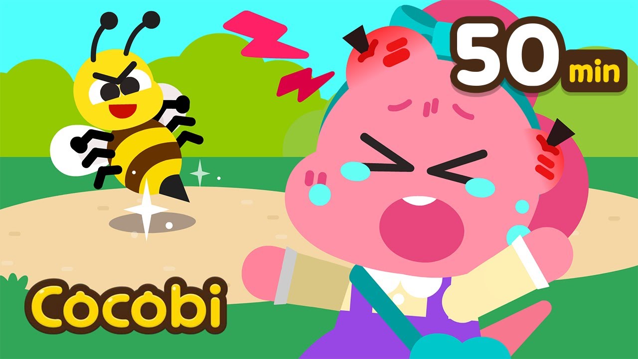 Hati-hati Lebah!🐝 Lagu Gigitan Serangga | Kompilasi Lagu Anak-anak | Cocobi