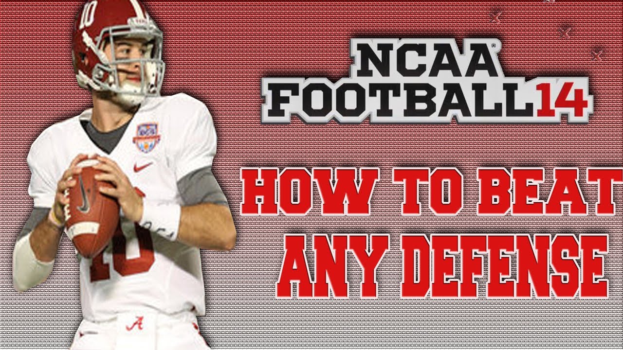 NCAA Football 14 How to Beat ANY DEFENSE - How to Pass in NCAA 14 Tutorial