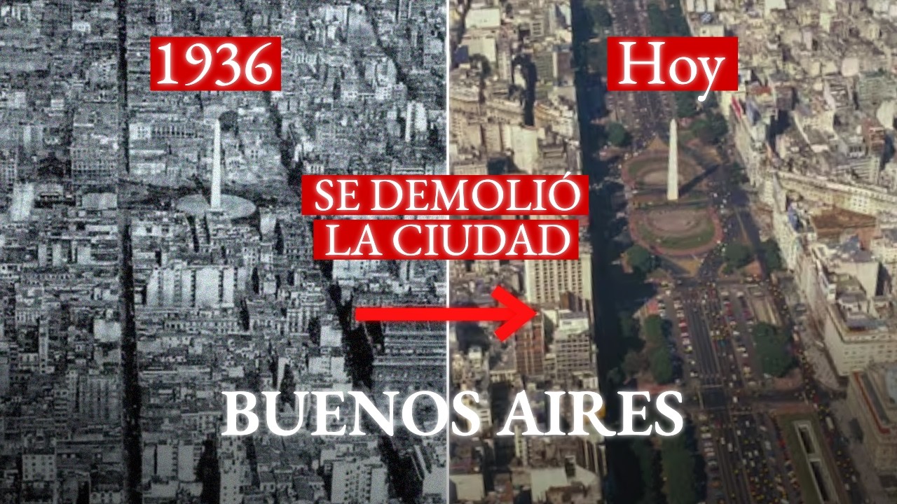 Cómo se hizo la avenida más ancha del mundo: la 9 de Julio