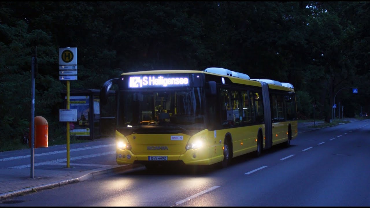BVG: Linie N24 Wilhelmsruher Damm - S Heiligensee
