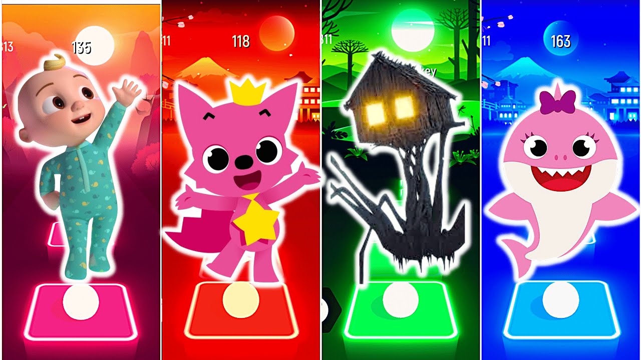 Baby Shark 🆚 Pinkfong 🆚 Spider House Head 🆚 Cocomelon 🎯 Who will win?