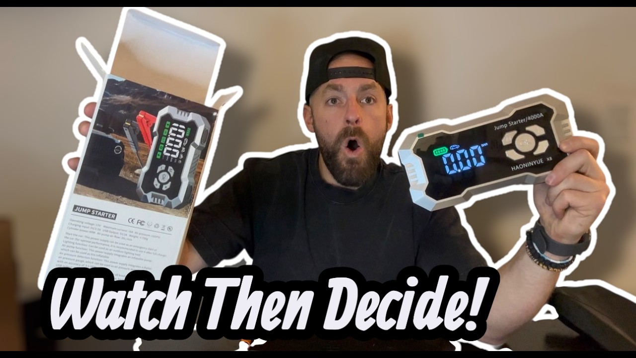 Watch Then Decide - Multi-Use Car Jump Starter!