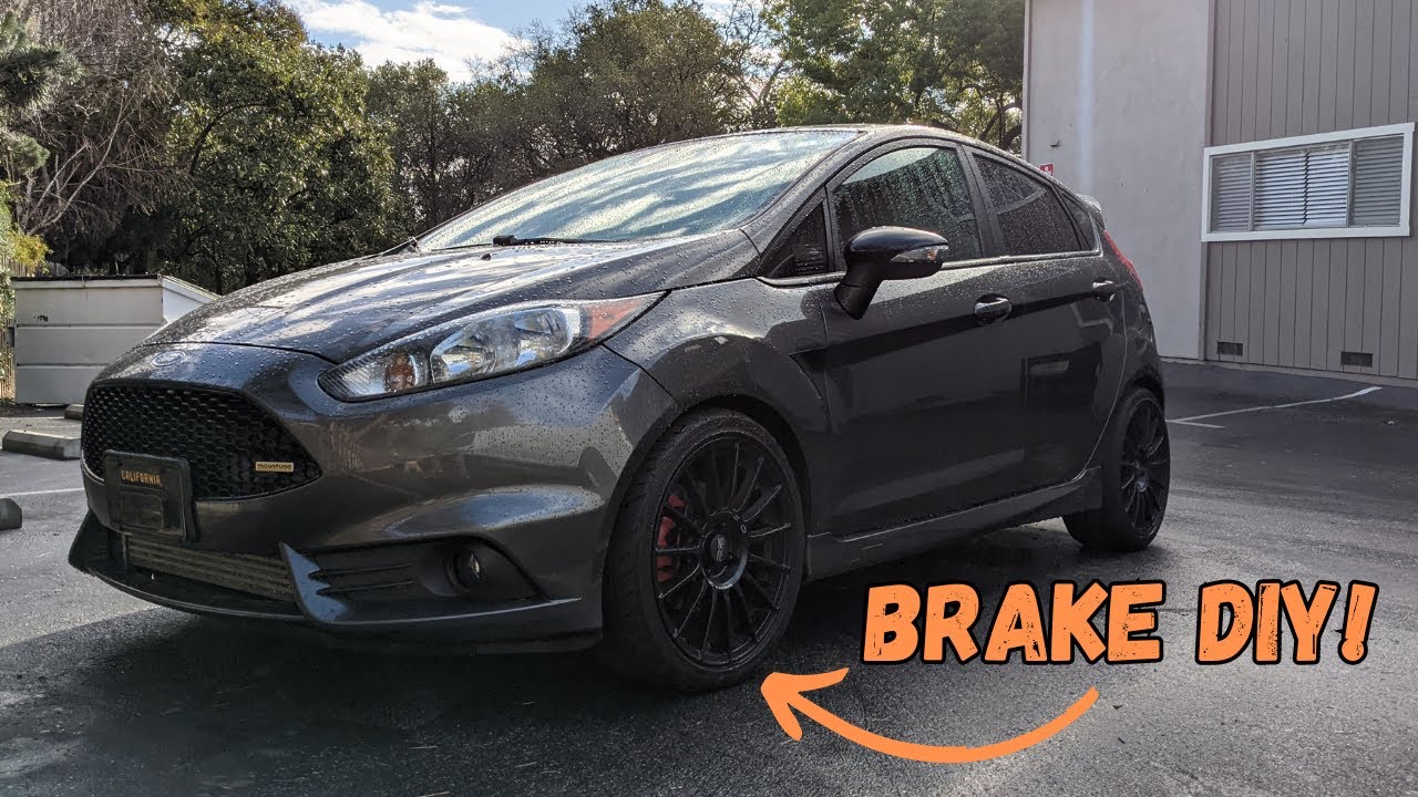 Ford Fiesta ST Front Brake Pads and Rotor DIY || Complete Tutorial