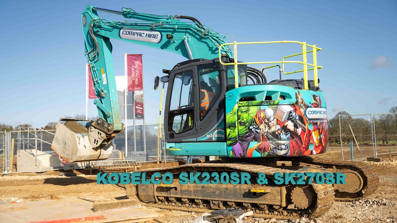 Kobelco SK230SRLC and SK270SRLC excavators. #kobelco #molson