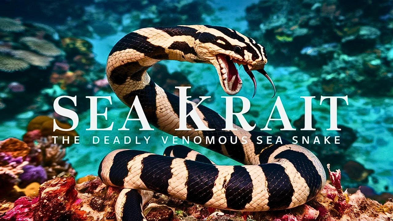 Морской крайт: смертельно ядовитая морская змея