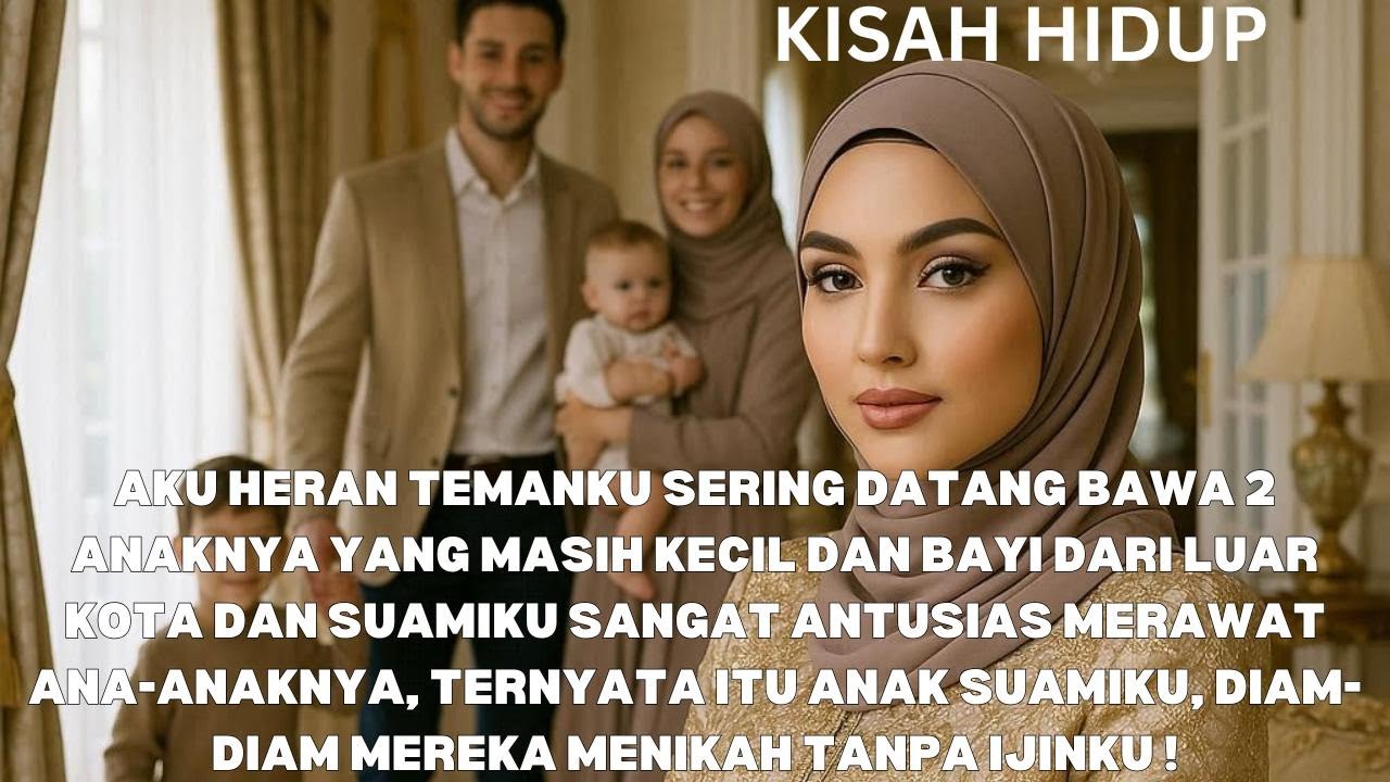 TEMANKU SLALU DATANG BWA 2 ANAK DARI LUAR KOTA&SUAMIKU SENANG,TERNYATA MEREKA MENIKAH&PUNYA ANAK ITU