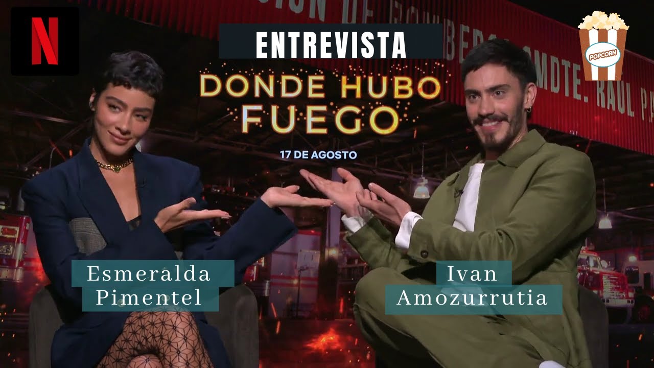 En Entrevista ESMERALDA PIMENTEL e IVAN AMOZURRUTIA los protagonistas de DONDE HUBO FUEGO de Netflix