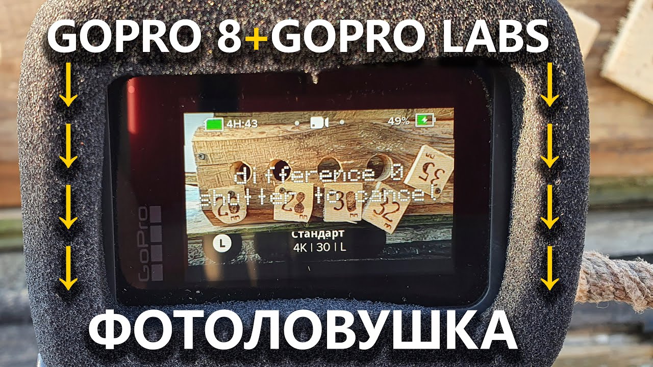 Как сделать фотоловушку из GoPro HERO 8 Black?