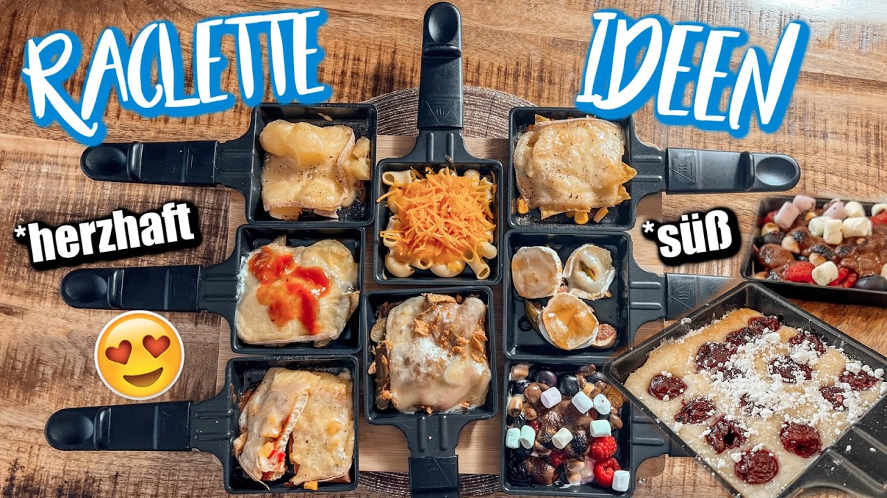 SO LECKER! 😋 GENIALE RACLETTE PFANNEN IDEEN 🧀! Süße & herzhafte Rezepte, die du kennen musst! 🥳🍫
