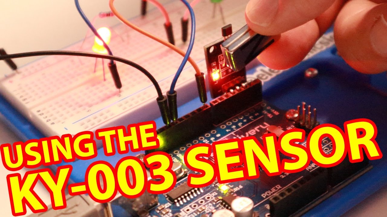 KY003 Magnetic Hall Sensor Module How To Project (AZ Delivery 35 in 1 sensor kit) #azdelivery