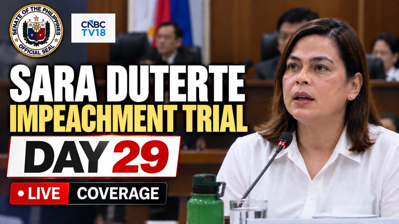 🔴Philippines Senate LIVE: Impeachment Trial of VP Sara Duterte - DAY 29 (Sept 23rd 2026) | N18G