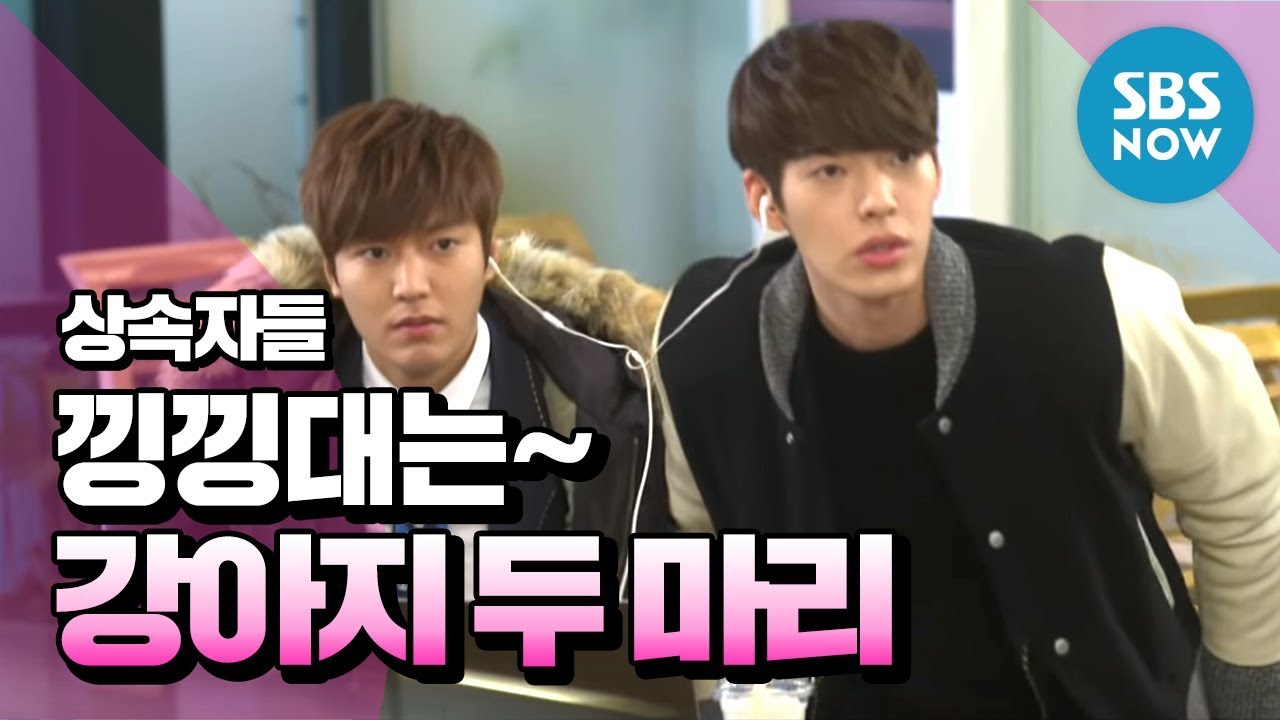 [상속자들] 낑낑대는 강아지  두마리 (Lee min ho)x(Kim woo bin) / 'The Heirs' Review