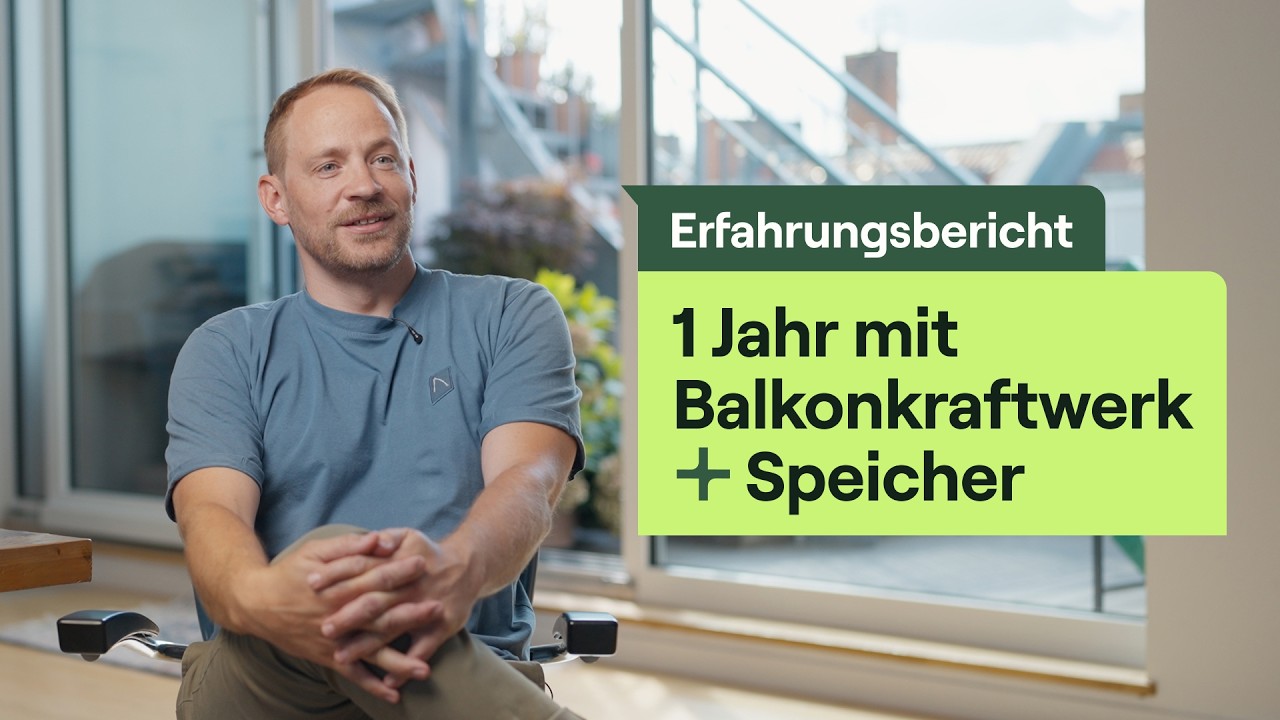 Wie wir in 1 Jahr mit einem Balkonkraftwerk Stromkosten sparen!