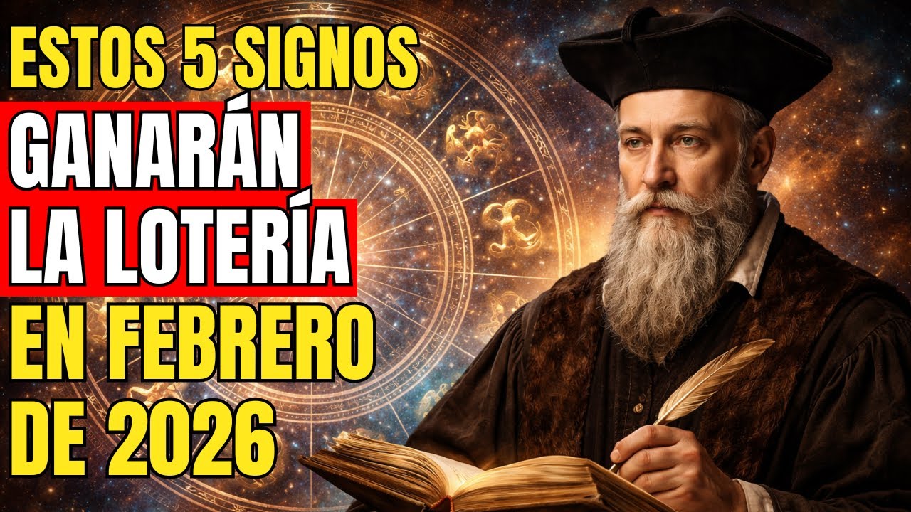 NOSTRADAMUS LO PREDIJO ⭐️ ¡5 SIGNOS DEL ZODIACO QUE SERÁN RICOS EN FEBRERO DE 2026! 💰🌟