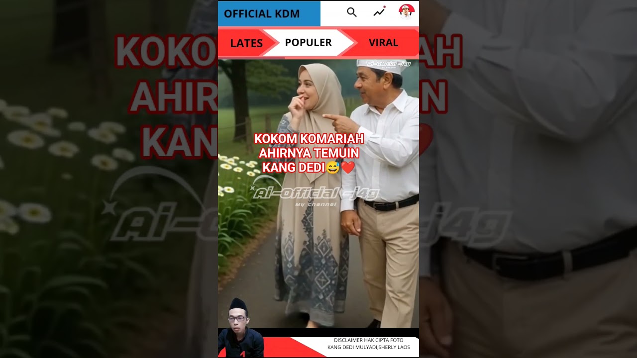 KOKOM KOMARIAH TEMUIN KANG DEDI MULYADI❤