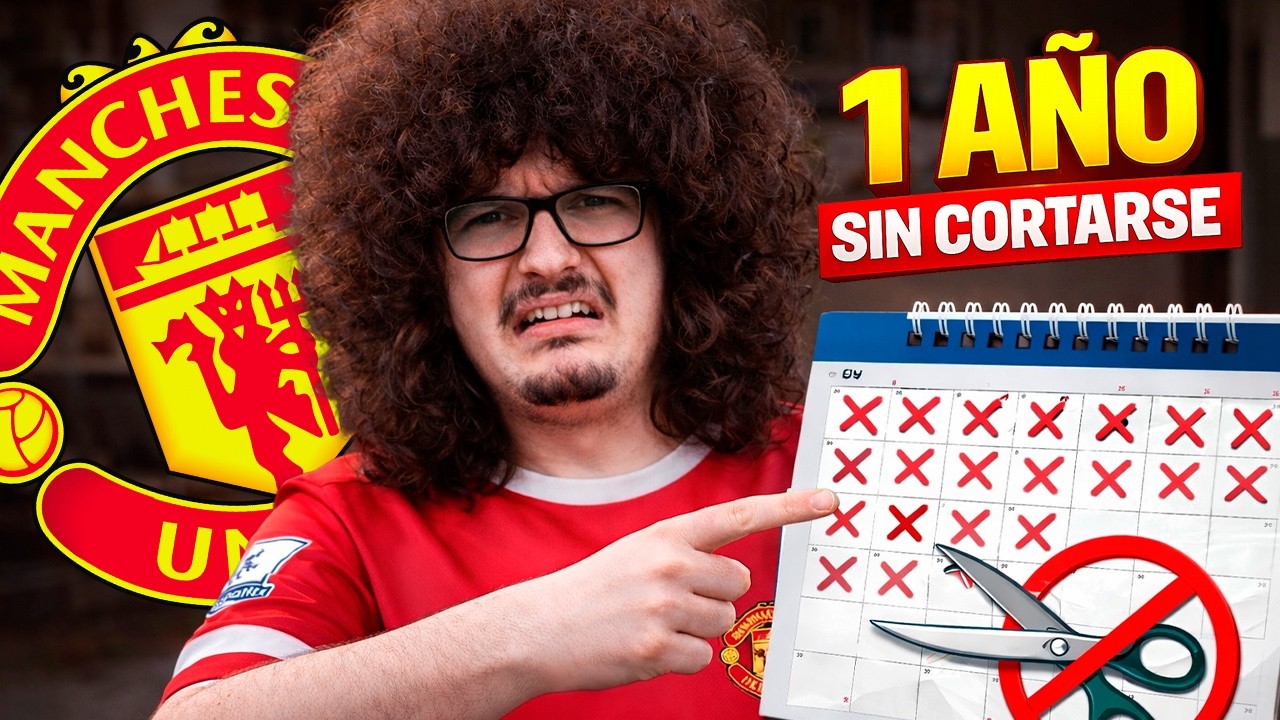 El Fan que No Puede Cortarse el Cabello por el Manchester United