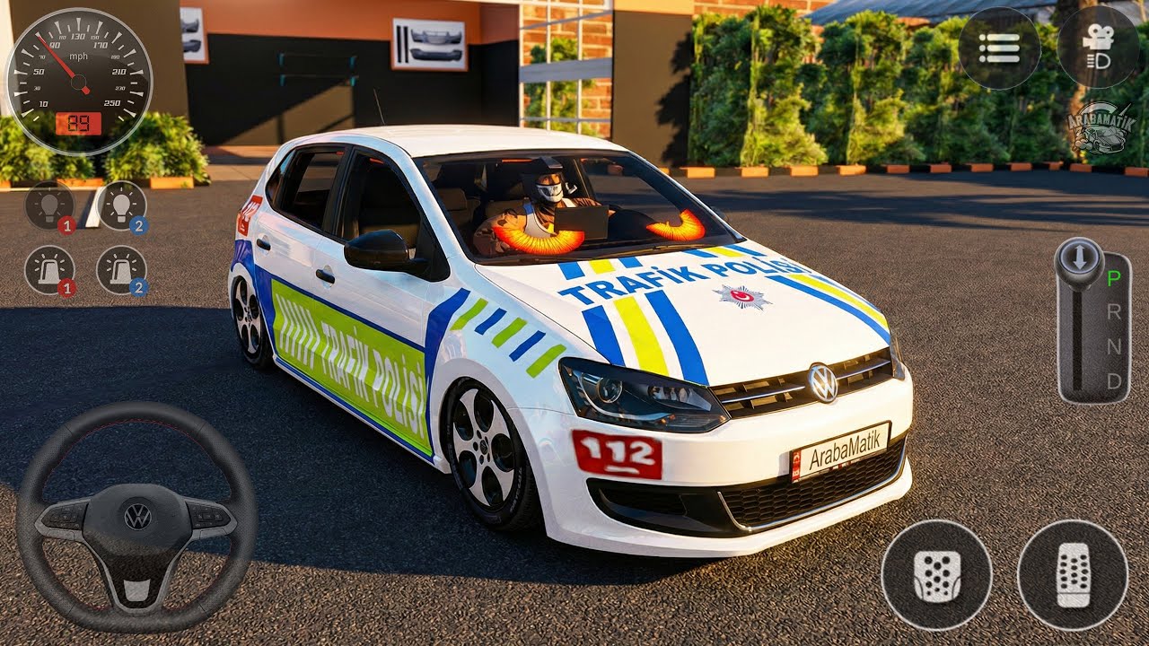 Modifiyeli Volkswagen Golf Polis Arabası Oyunu - Etiket Tofaşk Araba Oyunu #45 - Android Gameplay