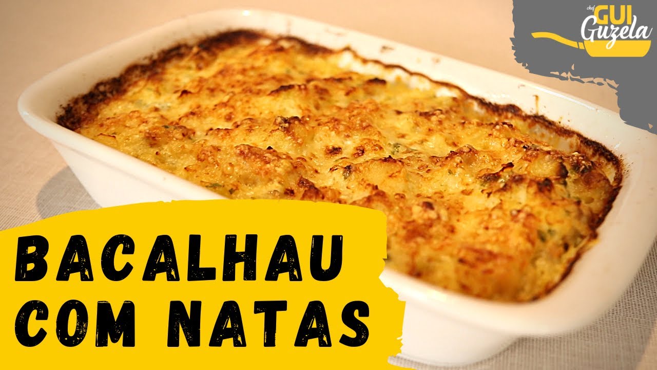 RECEITA DELICIOSA DE BACALHAU COM NATAS! Faça para a páscoa!!!