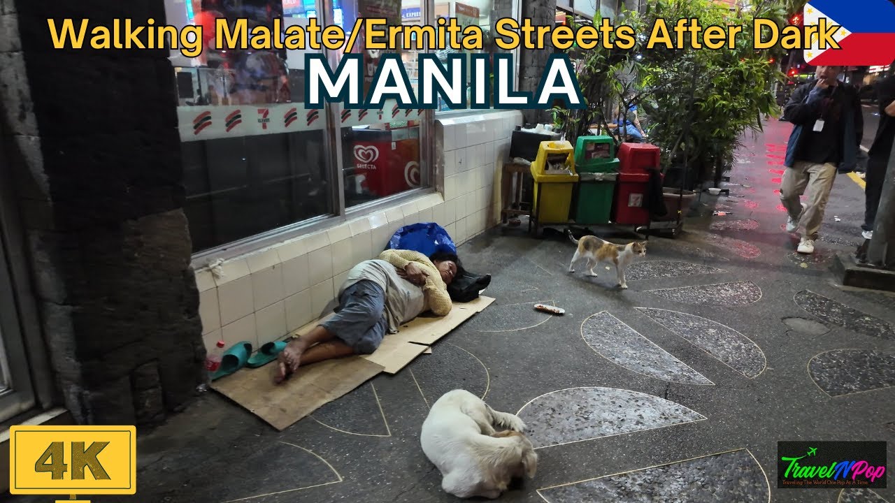 🇵🇭 Manila Midnight Walking Tour | Bocobo, Pedro Gil, Adriatico, Padre Faura & Mabini