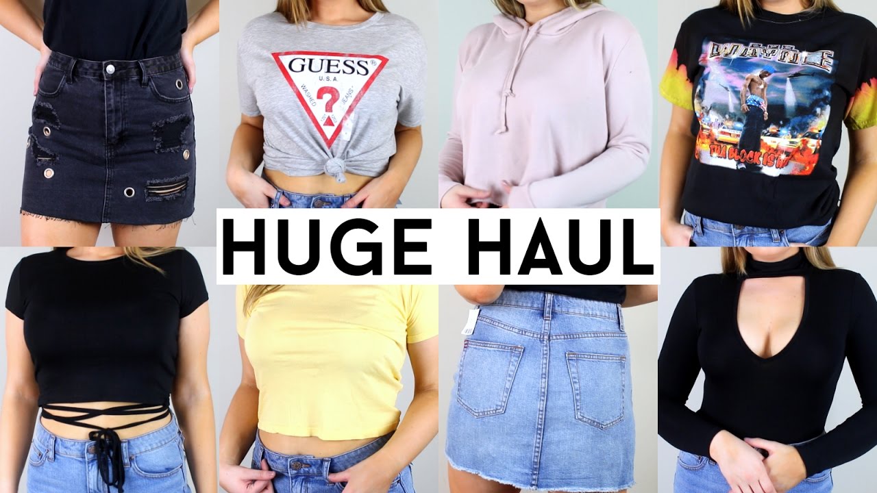 HUGE TRY ON CLOTHING HAUL | Urban, Forever 21, Pacsun