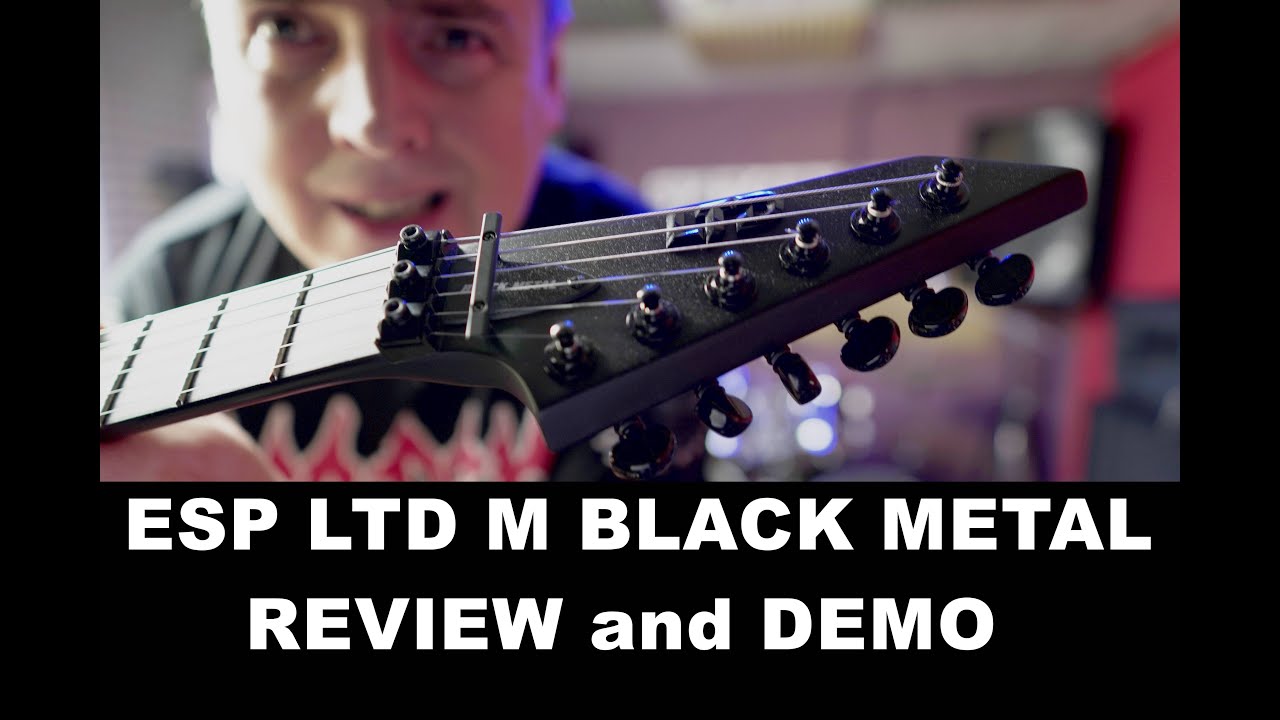 ESP LTD M Black Metal Gitara za wielkie pieniądze Review and Demo