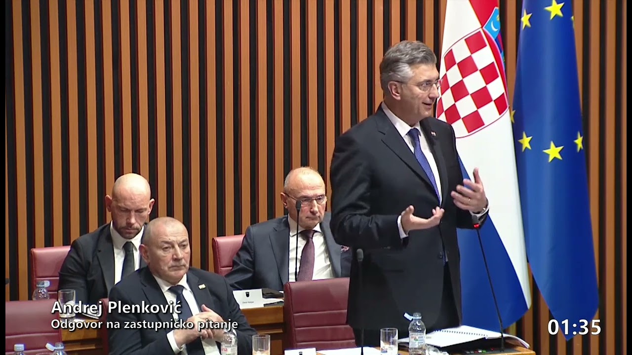 Aktualac (3). Odgovor premijera Andreja Plenkovića zastupnici Mrak Taritaš | 15.01.2026.