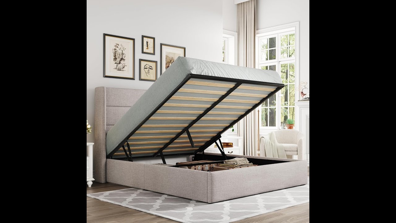 Game-Changer Storage Bed! Allewie Queen Hydraulic Bed Honest Review