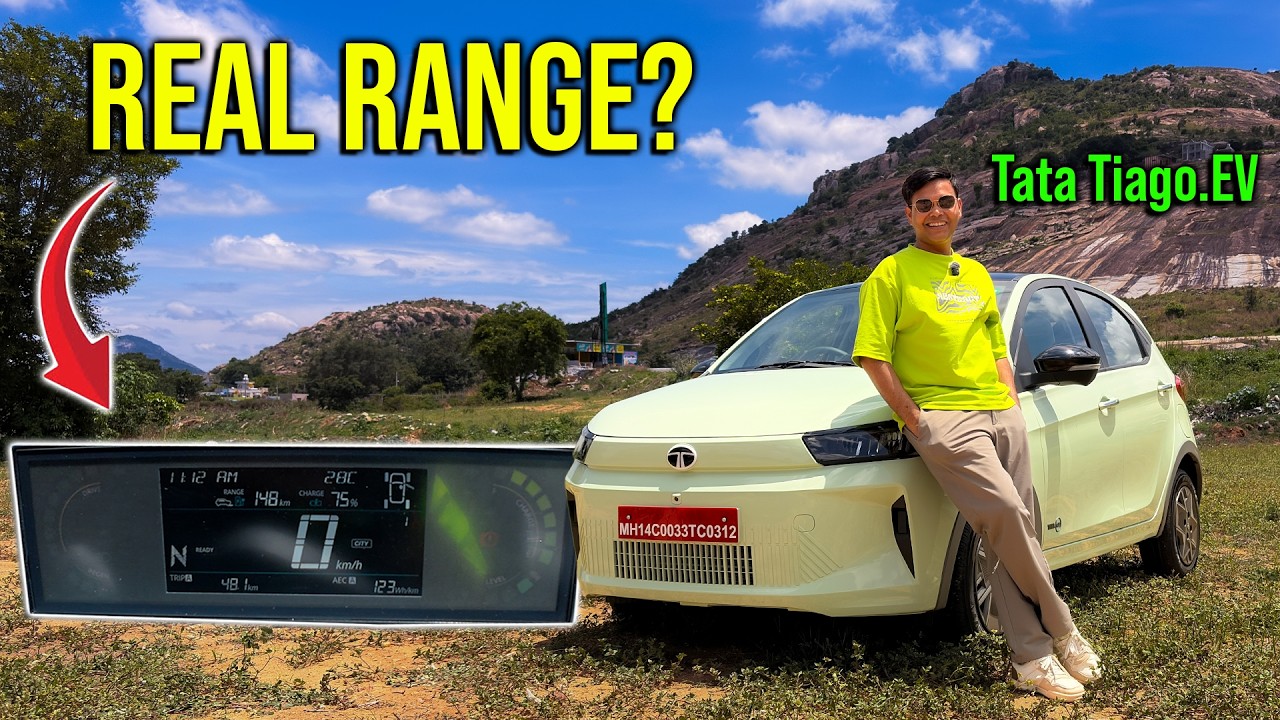 Tiago EV 2026 Real Range Test: AC On Mein Kitni Chali?