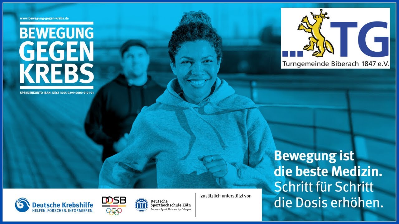Bewegung gegen Krebs // 9 Minuten // Aktivität // präventiv // gesund Leben // Sport