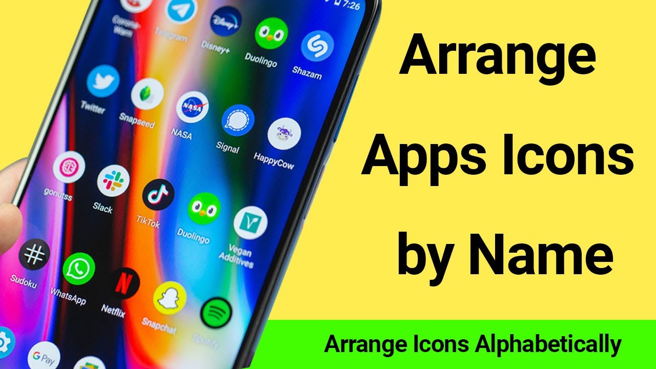 How to Arrange Apps Icons by Name on Android? Arrange Apps Icons in Alphabetically Order