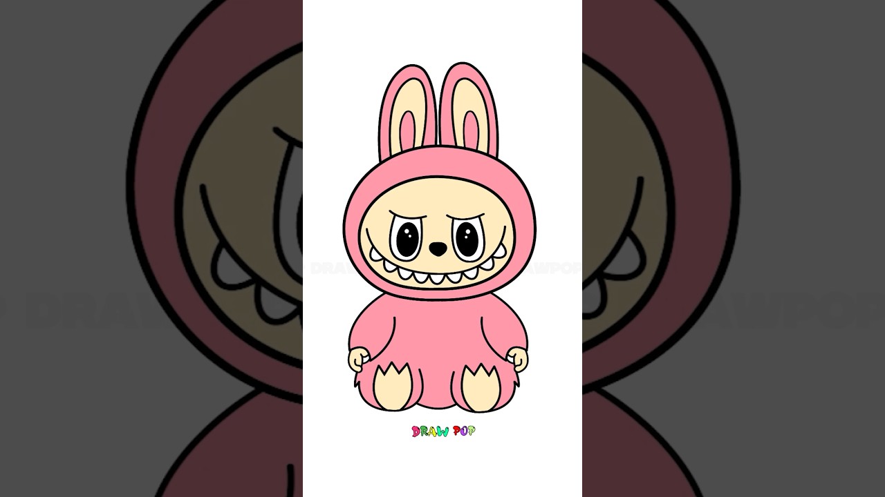 How To Draw Labubu Easy Step By Step | Labubu Drawing