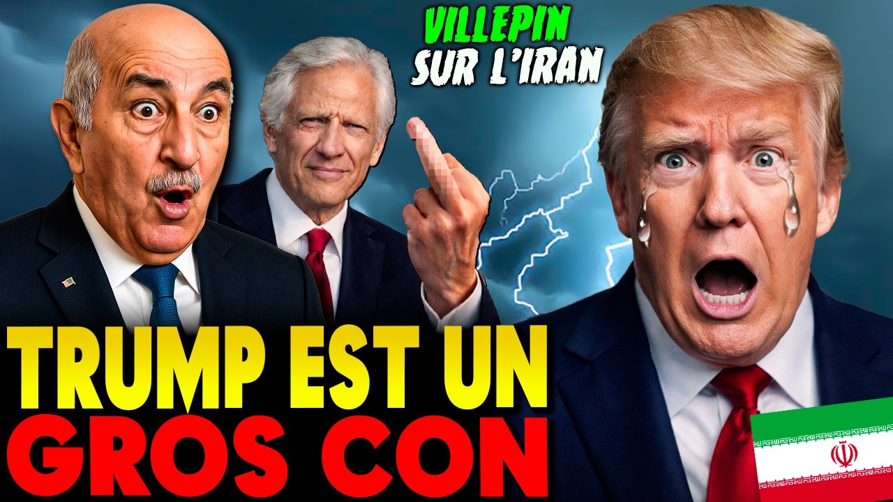 Dominique De Villepin sur la guerre en Iran, Trump et Israël doivent payer 